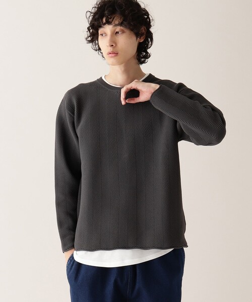 ニットTシャツセット THE SHOP TK （ザ ショップ ティーケー ）の「◇ヘリンボン