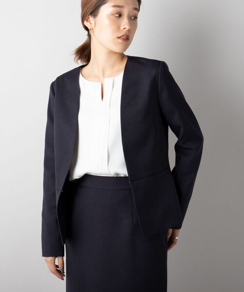 未使用ノーリーズNolley's Sophiノーカラージャケットスカートスーツ CEREMONY STYLE 2020 | NEWS | NOLLEY'S[ノーリーズ]