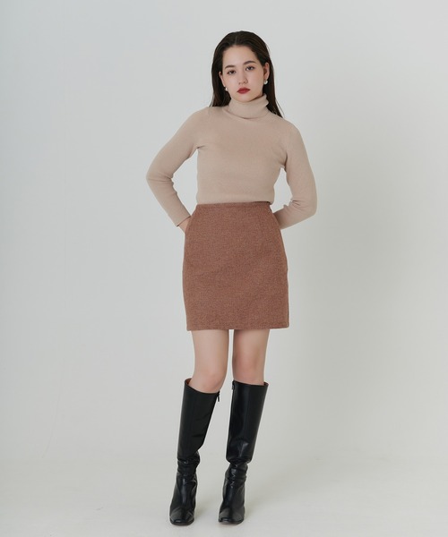 TINA：JOJUN（ティーナジョジュン）の「ツイード スカート TINA：JOJUN（スカート・レディース・ピンク/イエロー・M）」の12枚目の写真