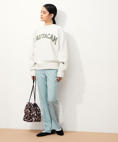 ADAM ET ROPE'（アダムエロペ）の「《SETアイテム》インサイドスリットスラックス（スラックス・レディース・サックスブルー/ラベンダー/イエロー系その他2・38/36/34）」の11枚目の写真