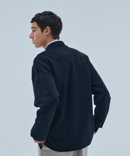 UNITED TOKYO（ユナイテッドトウキョウ）の「【OnE】18gウールミラノリブモック（ニット/セーター・メンズ・ブラック/グレー/オフホワイト/グレイッシュベージュ・1/2/3）」の15枚目の写真