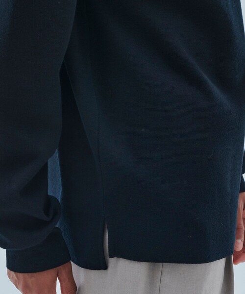 UNITED TOKYO（ユナイテッドトウキョウ）の「【OnE】18gウールミラノリブモック（ニット/セーター・メンズ・ブラック/グレー/オフホワイト/グレイッシュベージュ・1/2/3）」の20枚目の写真