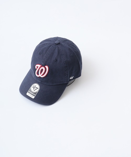 '47（フォーティーセブン）の「MLB公認 ’47BRAND CLEAN UP CAP クリーナップベースボールキャップ（キャップ・メンズ・ネイビー/ロイヤルブルー/ネイビー系/グレー/オレンジ/ブラック/ホワイト/オレンジ系その他・FREE）」の6枚目の写真