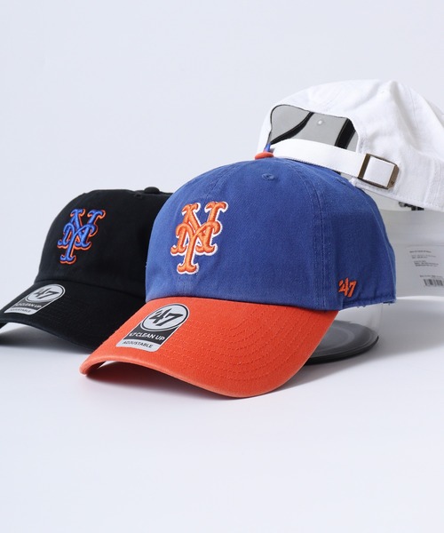 '47（フォーティーセブン）の「MLB公認 ’47BRAND CLEAN UP CAP クリーナップベースボールキャップ（キャップ・メンズ・ネイビー/ロイヤルブルー/ネイビー系/グレー/オレンジ/ブラック/ホワイト/オレンジ系その他・FREE）」の7枚目の写真
