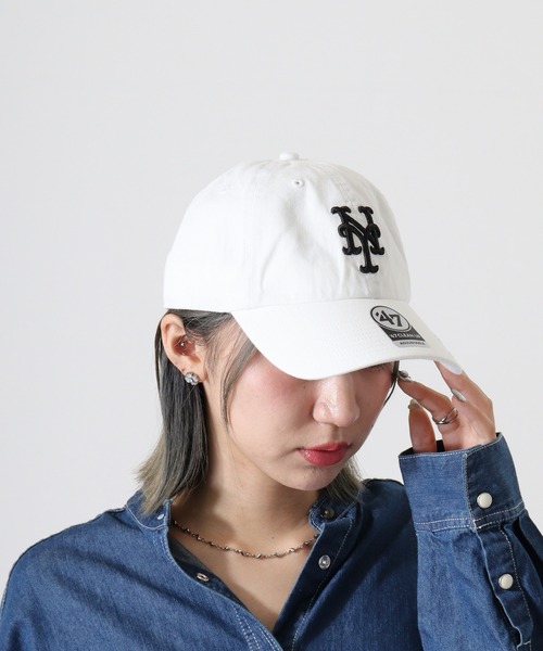 '47（フォーティーセブン）の「MLB公認 ’47BRAND CLEAN UP CAP クリーナップベースボールキャップ（キャップ・メンズ・ネイビー/ロイヤルブルー/ネイビー系/グレー/オレンジ/ブラック/ホワイト/オレンジ系その他・FREE）」の10枚目の写真