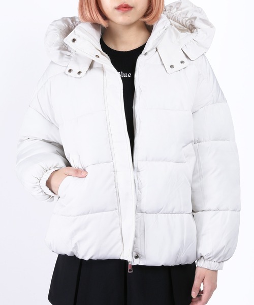 WC（ダブル シー）の「フリル中綿ブルゾン（ブルゾン・レディース・ホワイト/ブラック・FREE）」の5枚目の写真