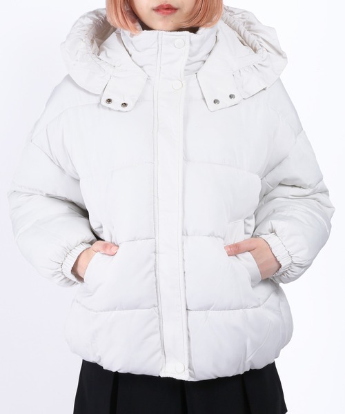 WC（ダブル シー）の「フリル中綿ブルゾン（ブルゾン・レディース・ホワイト/ブラック・FREE）」の8枚目の写真