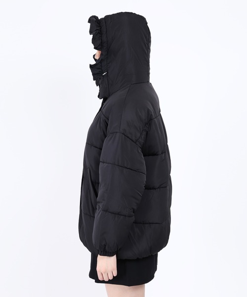 WC（ダブル シー）の「フリル中綿ブルゾン（ブルゾン・レディース・ホワイト/ブラック・FREE）」の9枚目の写真