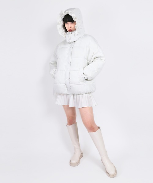 WC（ダブル シー）の「フリル中綿ブルゾン（ブルゾン・レディース・ホワイト/ブラック・FREE）」の12枚目の写真