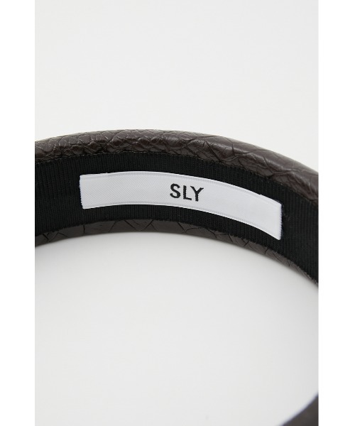 SLY（スライ）の「AUTUMN HEADBAND ヘアバンド（ヘアバンド・レディース・ブラック/ブラウン/グリーン・FREE）」の20枚目の写真