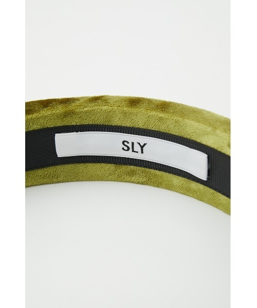 SLY（スライ）の「AUTUMN HEADBAND ヘアバンド（ヘアバンド・レディース・ブラック/ブラウン/グリーン・FREE）」の7枚目の写真