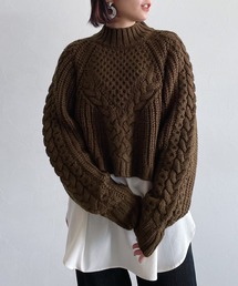 PAGEBOY | ケーブルショートプルオーバー(ニット/セーター)