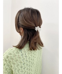 jumelle | フラワーバンズクリップ(バレッタ/ヘアクリップ)