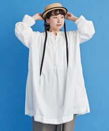 Malle | malle コットンポプリン レース編み　スモックドレス(チュニック)