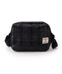 ◆Harris Tweed ハリス ツィード スクエアフォルム ショルダーバッグ