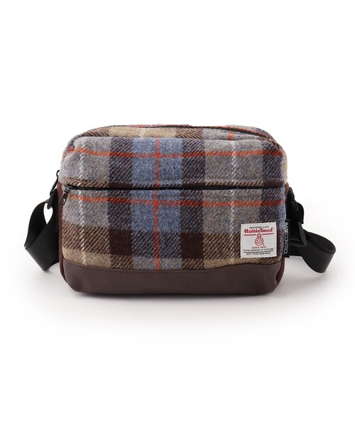 HARRIS TWEED（ハリスツイード）の「◆Harris Tweed ハリス ツィード スクエアフォルム ショルダーバッグ（ショルダーバッグ・メンズ・チャコールグレー/ブラック/ベージュ・99）」の6枚目の写真