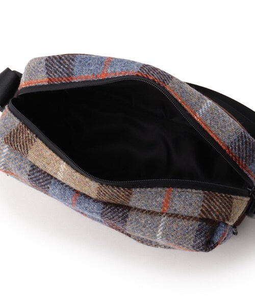 HARRIS TWEED（ハリスツイード）の「◆Harris Tweed ハリス ツィード スクエアフォルム ショルダーバッグ（ショルダーバッグ・メンズ・チャコールグレー/ブラック/ベージュ・99）」の11枚目の写真
