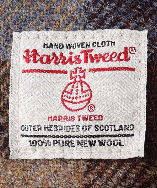 HARRIS TWEED（ハリスツイード）の「◆Harris Tweed ハリス ツィード スクエアフォルム ショルダーバッグ（ショルダーバッグ・メンズ・チャコールグレー/ブラック/ベージュ・99）」の8枚目の写真