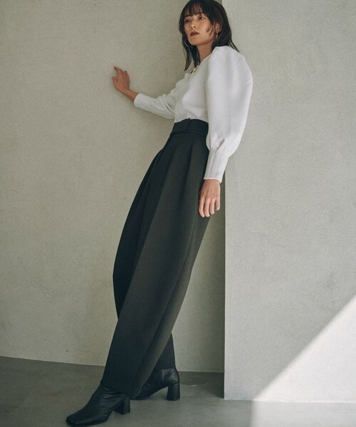 MATURED（マチュアード）の「【MATURED/マチュアード】マトンスリーブトップス（Tシャツ/カットソー・レディース・ブラック/ホワイト・FREE）」の22枚目の写真