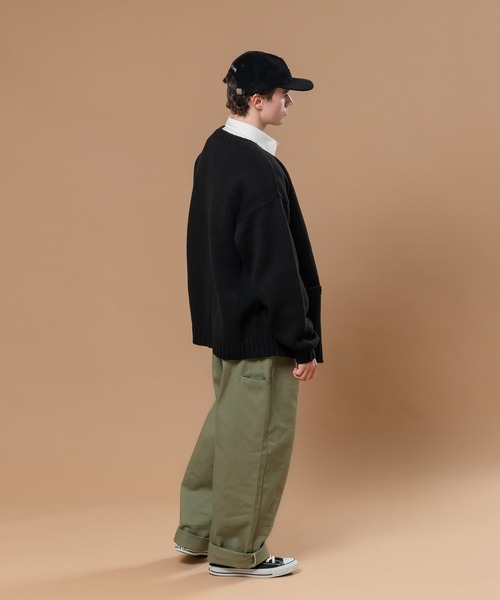 MUHET（ミュエータ）の「レタードカーディガン（カーディガン/ボレロ・レディース・ブラック/グレー/ライトベージュ・SMALL/MEDIUM/X-LARGE）」の18枚目の写真