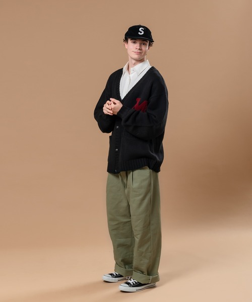 MUHET（ミュエータ）の「レタードカーディガン（カーディガン/ボレロ・レディース・ブラック/グレー/ライトベージュ・SMALL/MEDIUM/X-LARGE）」の21枚目の写真