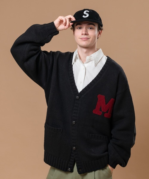 MUHET（ミュエータ）の「レタードカーディガン（カーディガン/ボレロ・レディース・ブラック/グレー/ライトベージュ・SMALL/MEDIUM/X-LARGE）」の14枚目の写真