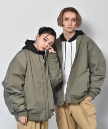 Starting Over | ポリツイル ビッグシルエット MA-1/レディース メンズ(MA-1)