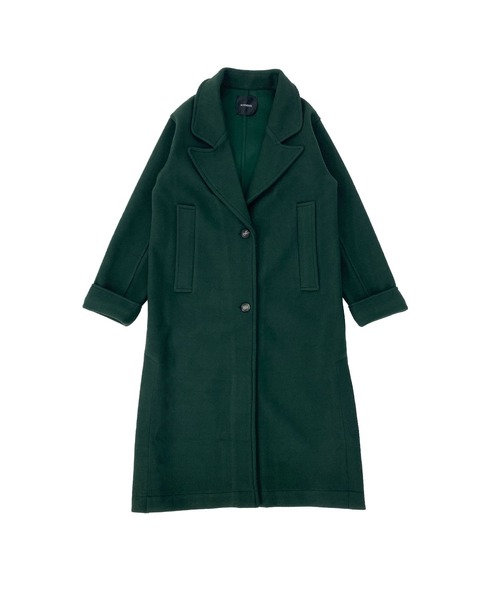 Avvenente(アベネンテ)の「【Avvenente】ロングチェスターコート(チェスターコート・レディース・グレー/ブラック/ダークグリーン・FREE)」の16枚目の写真