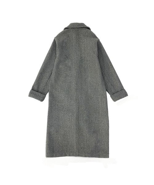 Avvenente(アベネンテ)の「【Avvenente】ロングチェスターコート(チェスターコート・レディース・グレー/ブラック/ダークグリーン・FREE)」の19枚目の写真