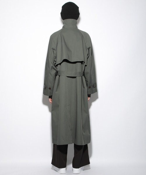 PBLIM（ページボーイリム）の「PAGEBOYLIM/スタンドステンカラーコート（ステンカラーコート・レディース・ベージュ/オリーブ・MEDIUM/LARGE）」の22枚目の写真