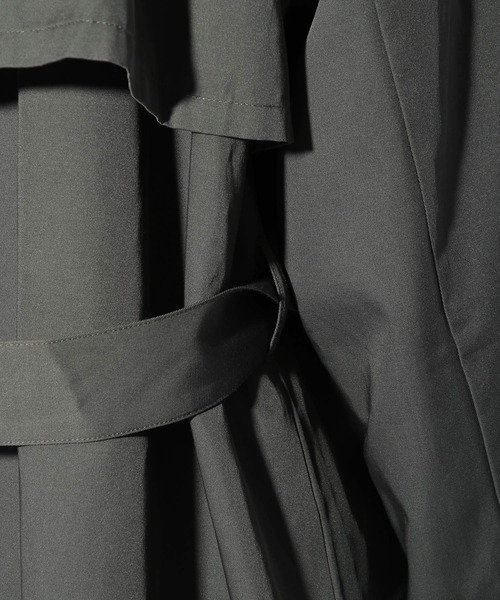 PBLIM（ページボーイリム）の「PAGEBOYLIM/スタンドステンカラーコート（ステンカラーコート・レディース・ベージュ/オリーブ・MEDIUM/LARGE）」の17枚目の写真