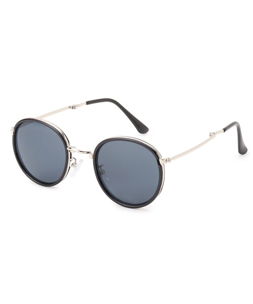 BASECONTROL(ベースコントロール)の「◆サングラス スリムフレーム 折りたたみ仕様(サングラス・メンズ・ライトブルー/ブラック/ダークブラウン/ブラウン系/ブラウン系1/ブラウン系2・99)」の2枚目の写真