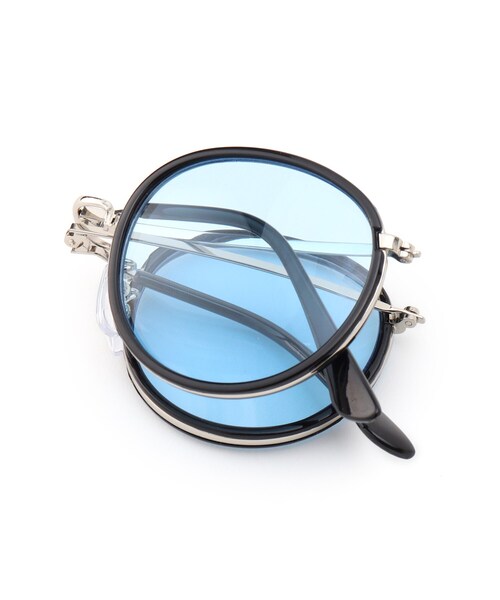 BASECONTROL(ベースコントロール)の「◆サングラス スリムフレーム 折りたたみ仕様(サングラス・メンズ・ライトブルー/ブラック/ダークブラウン/ブラウン系/ブラウン系1/ブラウン系2・99)」の10枚目の写真