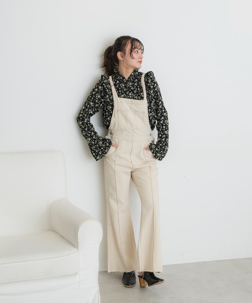 FREE'S MART（フリーズマート）の「◆フレアデニムサロペット（サロペット/オーバーオール・レディース・ホワイト系その他/ブラック系その他/ブルー・MEDIUM/SMALL）」の7枚目の写真