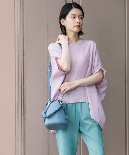 Munich（ミューニック）の「WEB限定　フェイクレザー2wayミニバッグ（ショルダーバッグ・レディース・ホワイト/ベージュ/ブラック/バイオレット・FREE）」の7枚目の写真