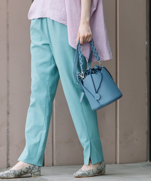 Munich（ミューニック）の「WEB限定　フェイクレザー2wayミニバッグ（ショルダーバッグ・レディース・ホワイト/ベージュ/ブラック/バイオレット・FREE）」の11枚目の写真