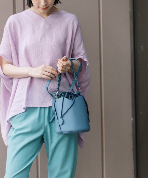 Munich（ミューニック）の「WEB限定　フェイクレザー2wayミニバッグ（ショルダーバッグ・レディース・ホワイト/ベージュ/ブラック/バイオレット・FREE）」の13枚目の写真