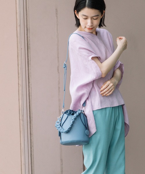 Munich（ミューニック）の「WEB限定　フェイクレザー2wayミニバッグ（ショルダーバッグ・レディース・ホワイト/ベージュ/ブラック/バイオレット・FREE）」の8枚目の写真