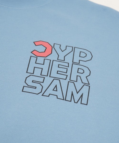 CYPHER3(サイファーサム)の「【60】CYPHER3/サイファーサム Duality <C> Logo Sweat(スウェット・メンズ・ブラック/杢グレー/サックスブルー・L/M)」の11枚目の写真