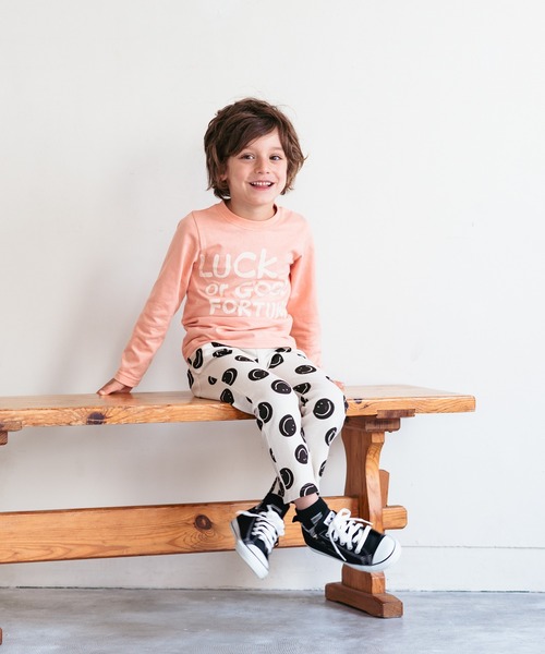 LB CLUB(エルビークラブ)の「スパンフライス長パンツ(その他パンツ・キッズ・イエロー/ホワイト・110/90/120/100/130/80)」の8枚目の写真