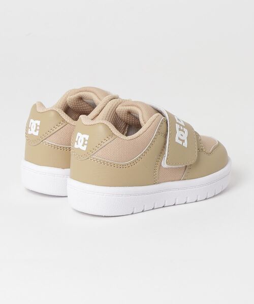 DC（ディーシー）の「DC/ディーシー TS PURE LITE V SE SN/トッツ ピュアハイ ライト ブイ エスイー エスエヌ ゴム紐 軽量 履き口広い DT221601（スニーカー・キッズ・ベージュ系その他/ホワイト×ブルー・14.0cm/15.0cm/13.0cm/12.0cm/16.0cm）」の5枚目の写真