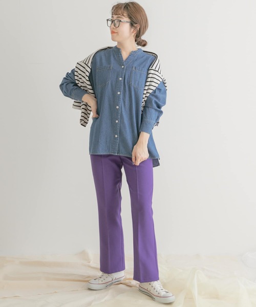 ITEMS URBANRESEARCH(アイテムズ アーバンリサーチ)の「ルーズデニムシャツ(シャツ/ブラウス・レディース・ライトブルー/ブルー/ブルー系その他・FREE)」の15枚目の写真