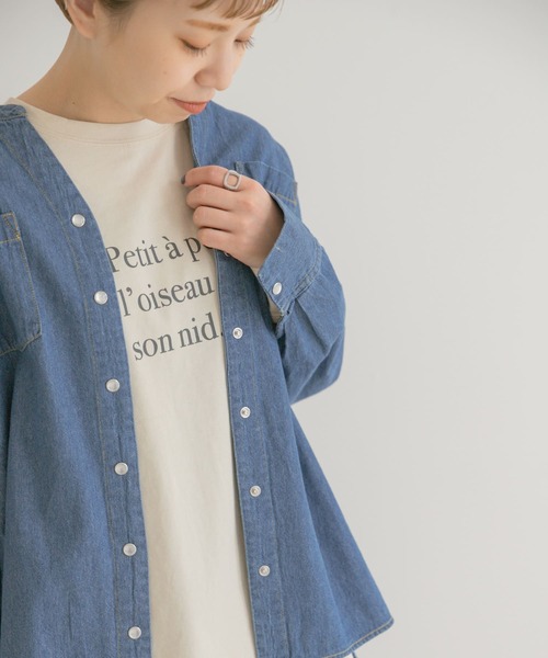 ITEMS URBANRESEARCH(アイテムズ アーバンリサーチ)の「ルーズデニムシャツ(シャツ/ブラウス・レディース・ライトブルー/ブルー/ブルー系その他・FREE)」の12枚目の写真
