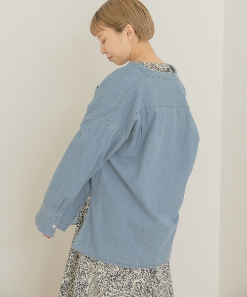 ITEMS URBANRESEARCH(アイテムズ アーバンリサーチ)の「ルーズデニムシャツ(シャツ/ブラウス・レディース・ライトブルー/ブルー/ブルー系その他・FREE)」の17枚目の写真