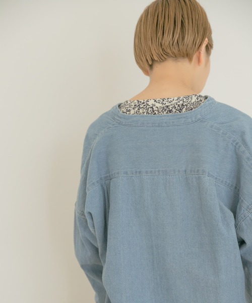 ITEMS URBANRESEARCH(アイテムズ アーバンリサーチ)の「ルーズデニムシャツ(シャツ/ブラウス・レディース・ライトブルー/ブルー/ブルー系その他・FREE)」の14枚目の写真