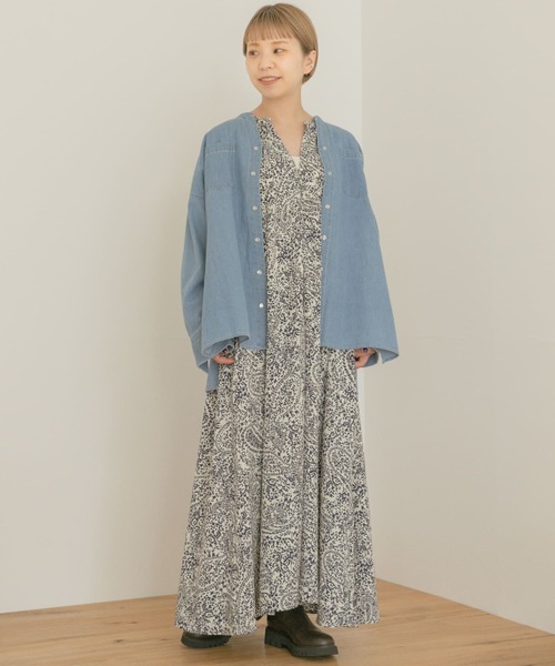 ITEMS URBANRESEARCH(アイテムズ アーバンリサーチ)の「ルーズデニムシャツ(シャツ/ブラウス・レディース・ライトブルー/ブルー/ブルー系その他・FREE)」の11枚目の写真