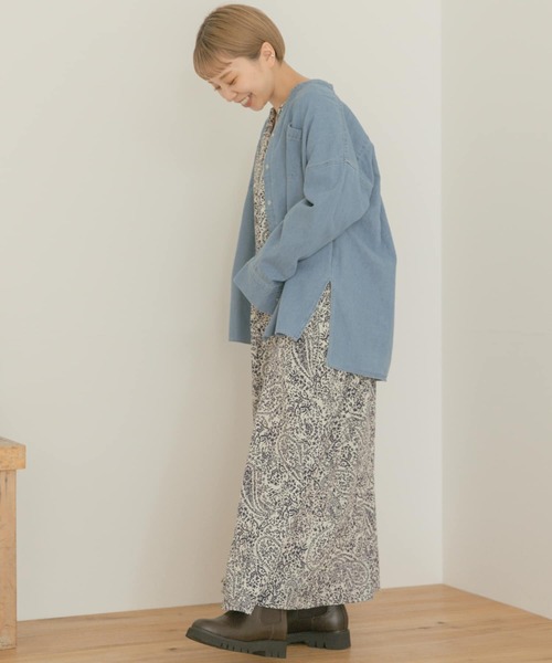ITEMS URBANRESEARCH(アイテムズ アーバンリサーチ)の「ルーズデニムシャツ(シャツ/ブラウス・レディース・ライトブルー/ブルー/ブルー系その他・FREE)」の22枚目の写真