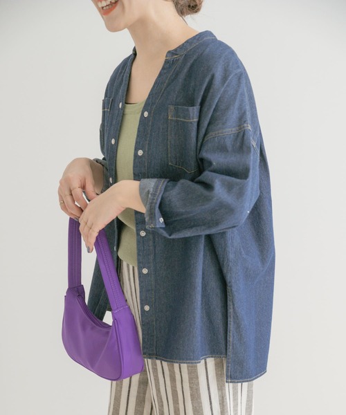 ITEMS URBANRESEARCH(アイテムズ アーバンリサーチ)の「ルーズデニムシャツ(シャツ/ブラウス・レディース・ライトブルー/ブルー/ブルー系その他・FREE)」の7枚目の写真