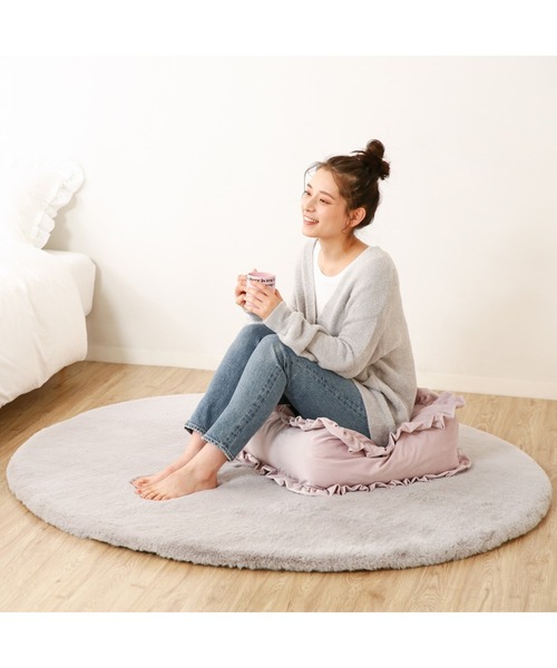 Francfranc（フランフラン）の「クッションになるふとん収納ケース ピンク（収納グッズ・レディース・ピンク・FREE）」の10枚目の写真