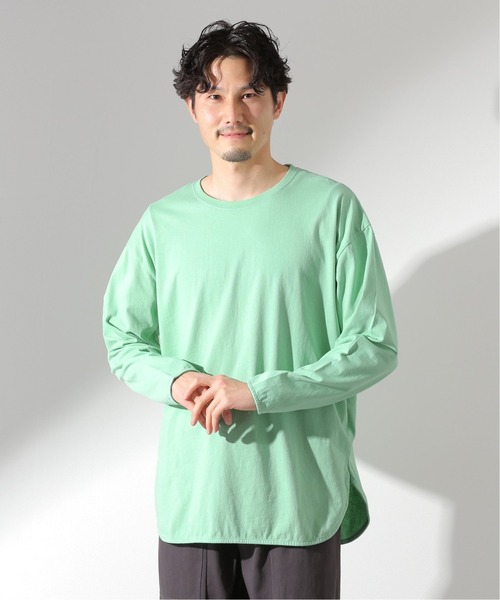 JOURNAL STANDARD relume（ジャーナルスタンダード　レリューム）の「レイヤードロングスリーブTシャツ（Tシャツ/カットソー・メンズ・ホワイト/グレー/ベージュ/ネイビー/グリーン・SMALL/MEDIUM/LARGE）」の8枚目の写真
